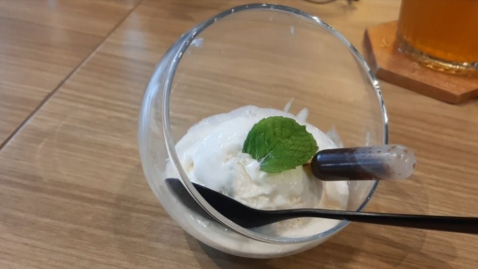 Affogatto Kopyor di Georgia Cafe. (Suara.com/Dini Afrianti Efendi)