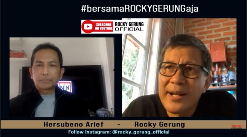 Rocky Gerung Sebut Demokrasi Mati (YouTube/RockyGerungOfficial).