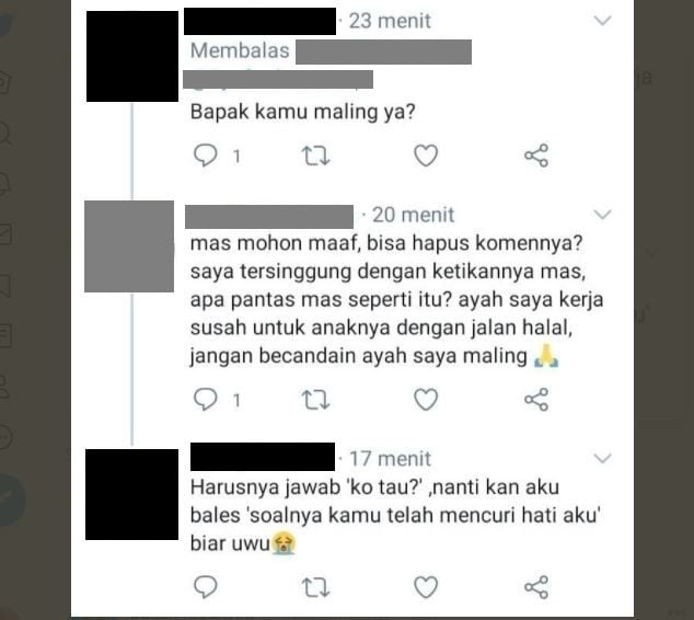 Niatnya Gombal, Pria Ini Dituduh Merendahkan Orangtua (twitter.com/txtdarigajelas)