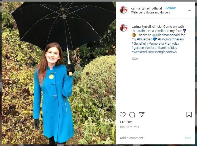 Carina Tyrrell, Mantan Ratu Kecantikan yang Ikut Produksi Vaksin Covid-19 (instagram.com/carina_tyrrell_official)