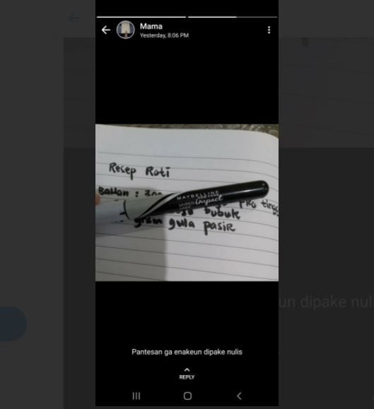 Eyeliner Dipakai untuk Nulis Resep (twitter.com/txtdrstoryWA)