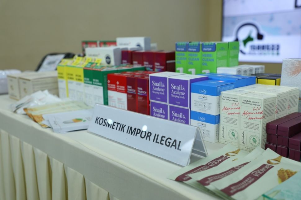 Awas Beli Komestik Online! BPOM Sita Lebih dari Rp10 Miliar Produk Ilegal. (Dok: BPOM)