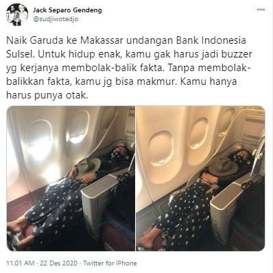 Sujiwo Tejo sindir para buzzer (Twitter/sudjiwotedjo)