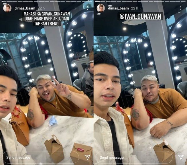 Dimas Ahmad bikin Ivan Gunawan syok usai ngaku punya uang 3 M. (Instagram/@dimas_baam)