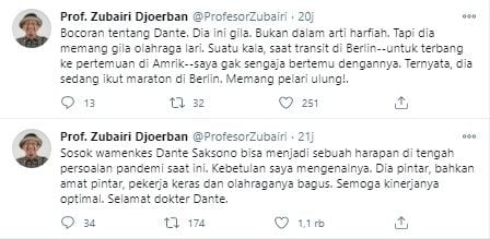 Ketua Satgas Covid-19 IDI ungkap 'kegilaan' wamenkes baru Dante Saksono (Twitter)