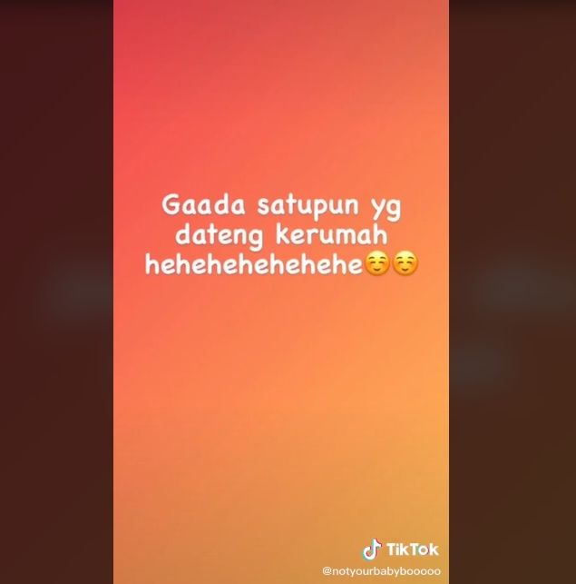 Video curhat sedih pesta ultah. (TikTok/notyourbabybooooo)