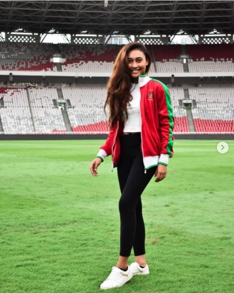 Novia Bachdim, sepupu Irfan Bachdim yang hobi bermain sepak bola. (Instagram/noviabachdim)