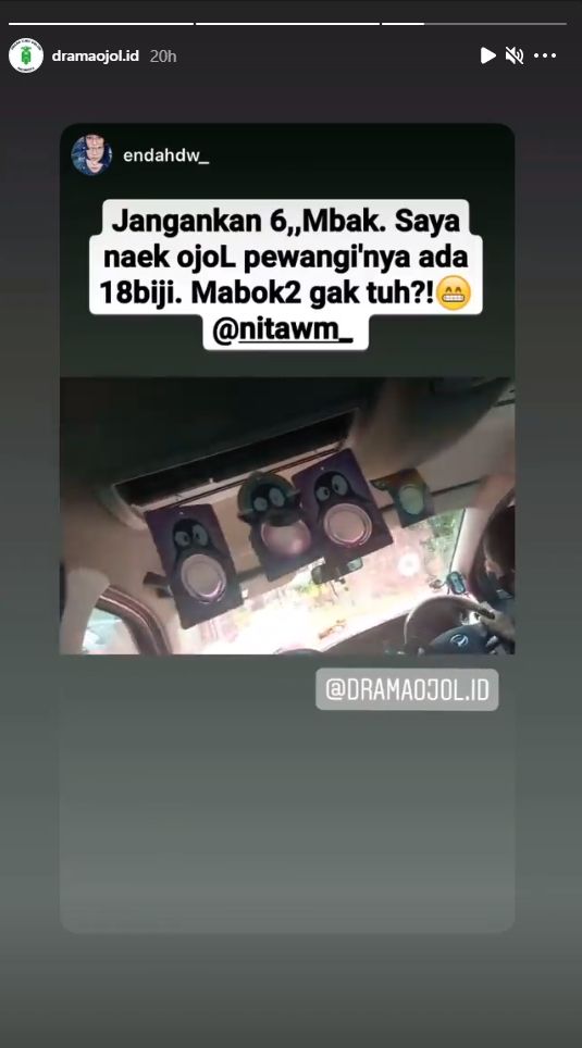 Pewangi mobil taksi online, jumlahnya bikin heran. (Instagram)