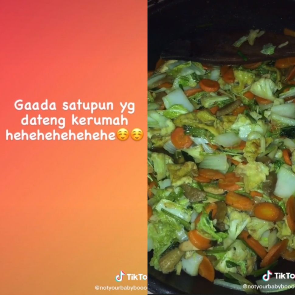 Undang Teman Rayakan Ultah, Kisah Warganet Ini Berakhir Makjleb. (TikTok/@notyourbabybooooo)