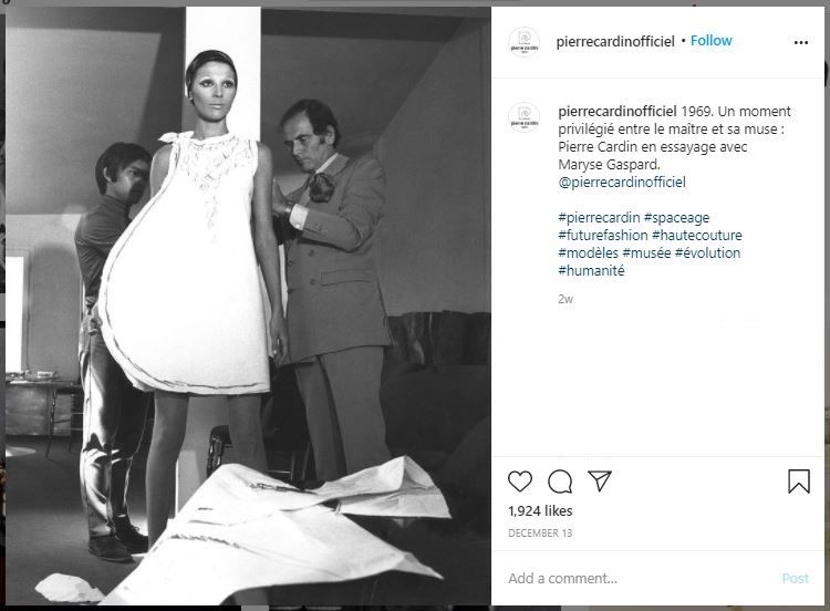 Pierre Cardin Meninggal Dunia (instagram.com/pierrecardinofficial)