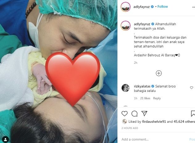 Unggahan Adly Fairuz [Instagram]