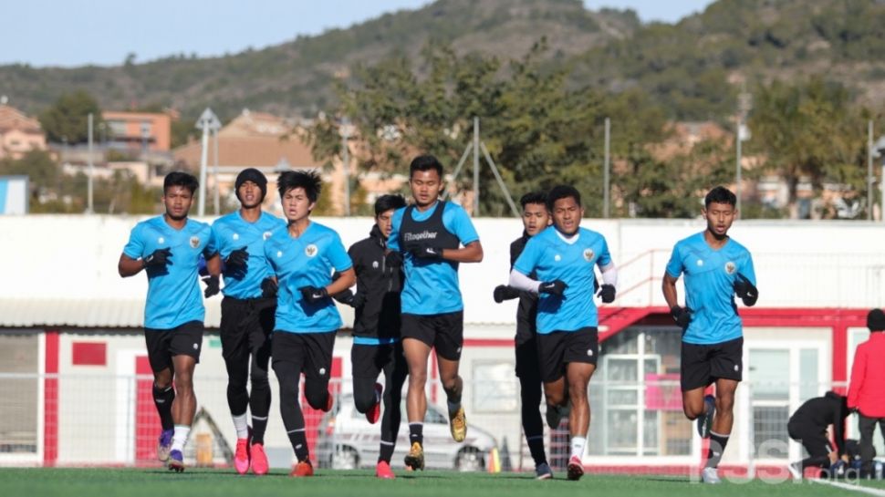 Latihan Timnas Indonesia U-19 di Spanyol (dok. PSSI)