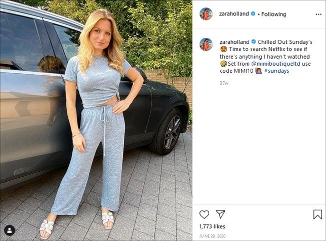 Eks ratu kecantikan, Zara Holland, ditangkap usai kabur saat karantina. (Instagram/@zaraholland)