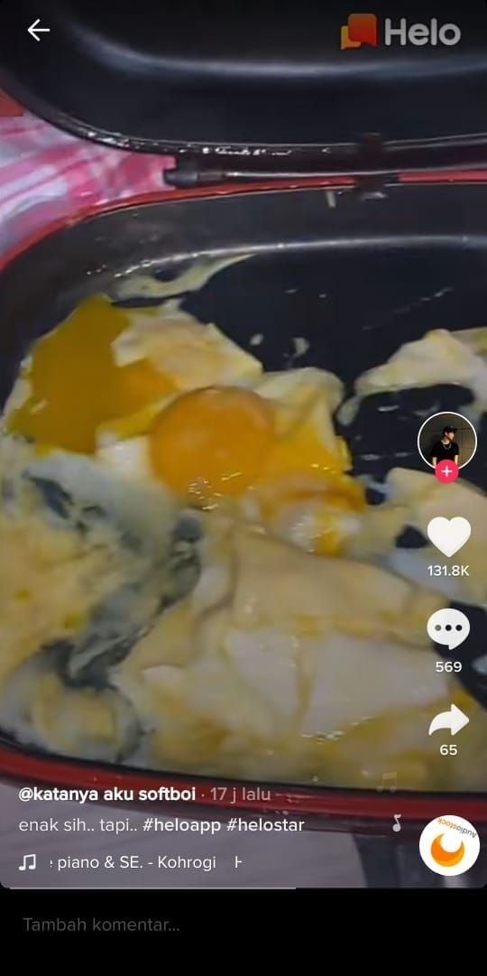 Eksperimen masak telur dengan panas matahari (TikTok @williesalim)