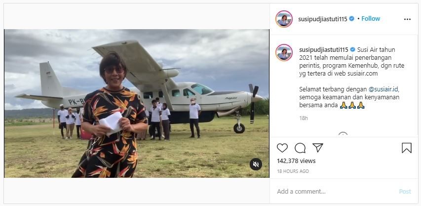 Gaya Rambut Terbaru Susi Pudjiastuti (instagram.com/susipudjiastuti115)