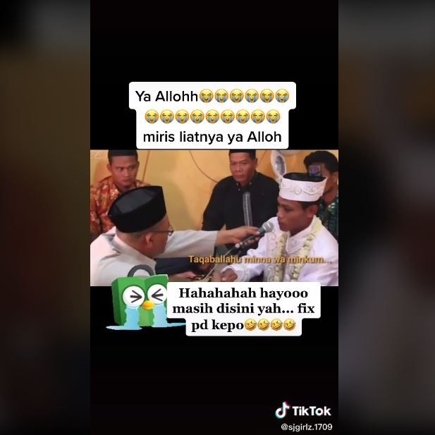 Akad Nikah Bahasa Arab Berakhir Kocak (tiktok.com/@sjgirlz.1709)