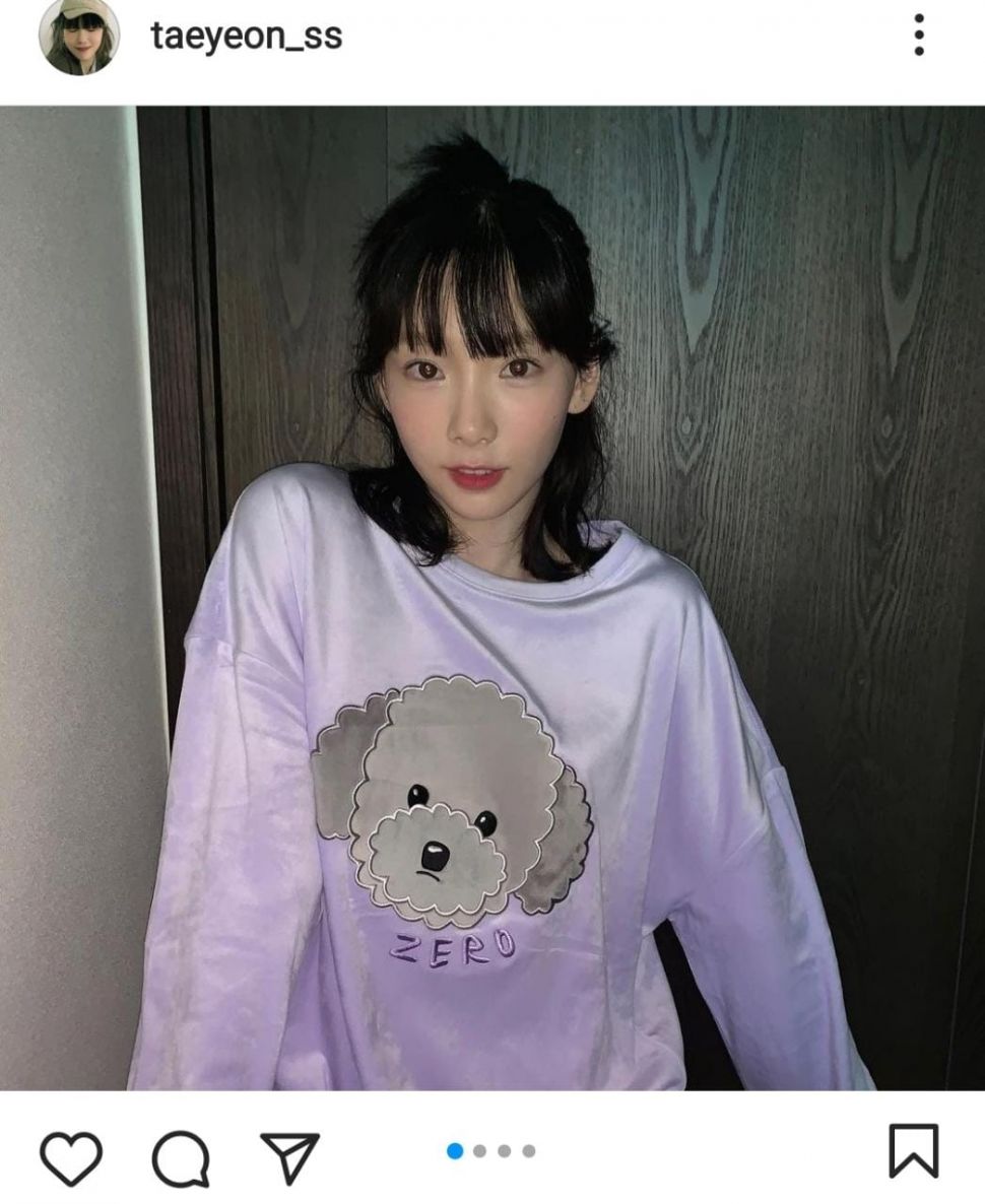 Produk pakaian Taeyeon (Instagram)