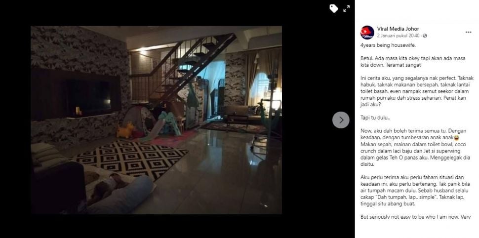 Curhat Ibu Rumah Tangga Dapat Sesi Khusus Tiap Malam (facebook.com/ViralMediaJohor)