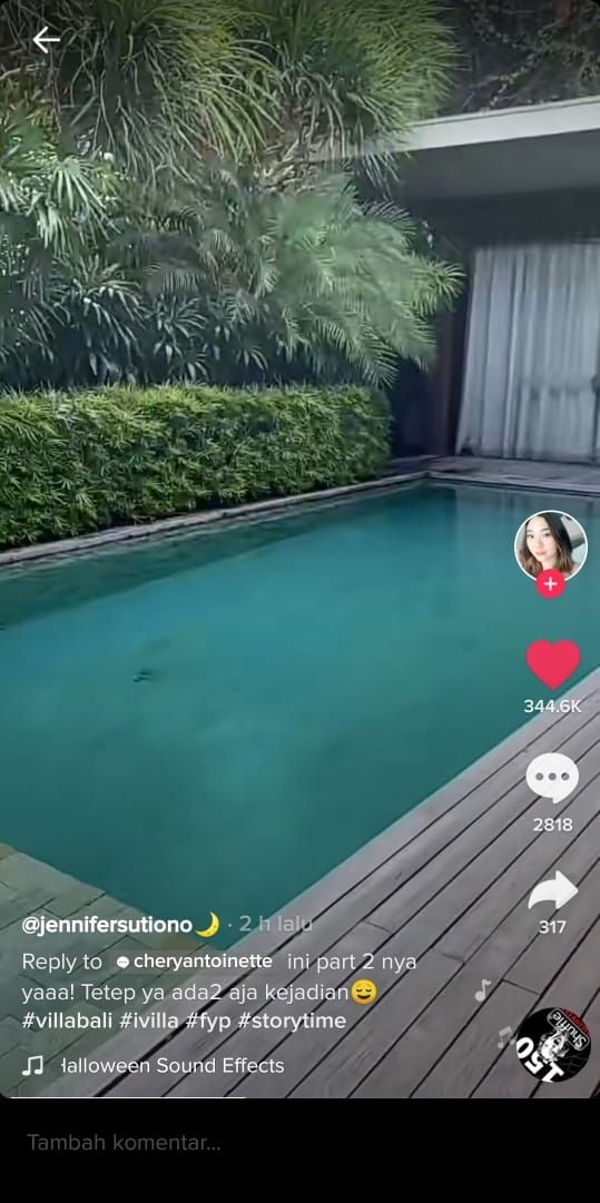 Wanita Ini Kaget Vila yang Didatangi Merupakan Gedung Mangkrak (TikTok @jennifersutionoo)