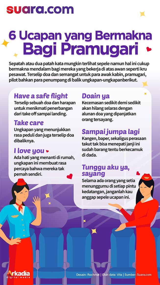 Kata kata pramugari saat landing dalam bahasa indonesia