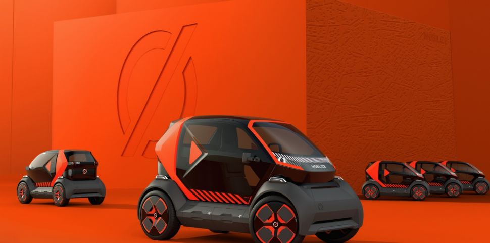 Mobil imut rancangan Renault, Mobilize EZ-1 Prototype. (carscoops.com)