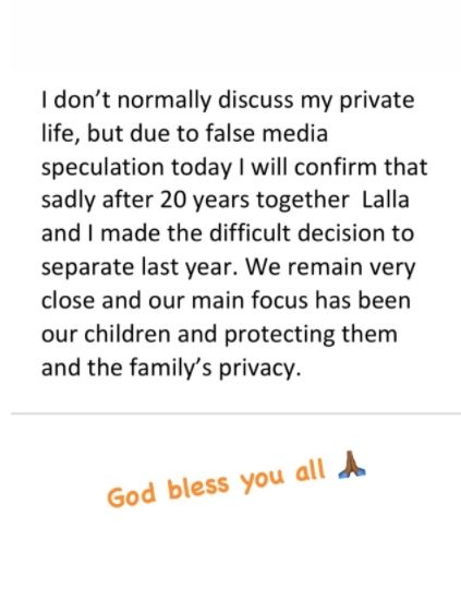 Didier Drogba konfirmasi bahwa pernikahannya sudah berakhir. (Instagram/didierdrogba)