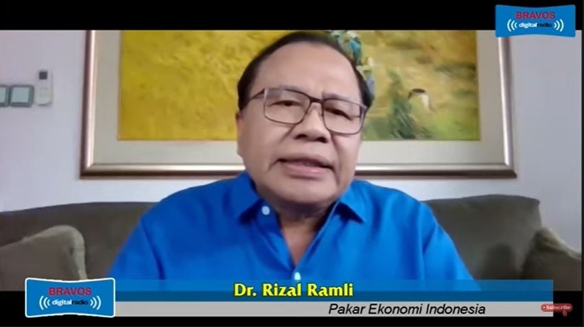 Rizal Ramli mengkritisi pernyataan Sri Mulyani (YouTube).