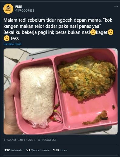 Orang Ini Bawa Bekal Makanan Ke Kantor Publik Ngelus Dada Pas Lihat Isinya