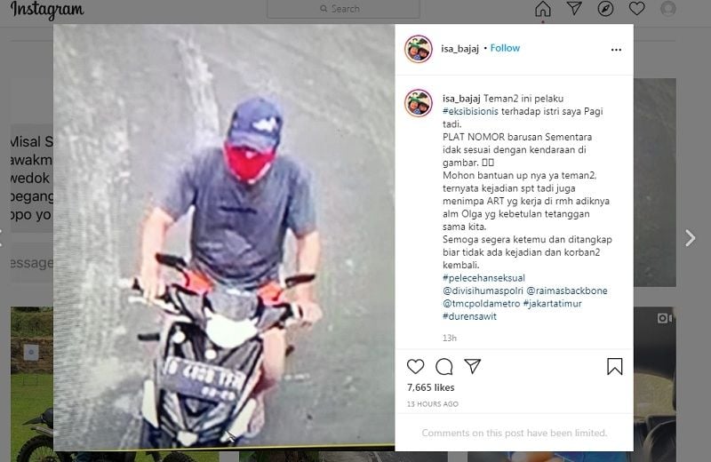 Unggahan Isa Bajaj [Instagram]