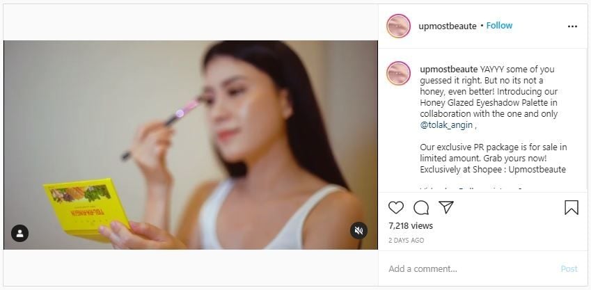 Deretan Brand Makeup yang Pernah Kolaborasi dengan Makanan (instagram.com/upmostbeaute)