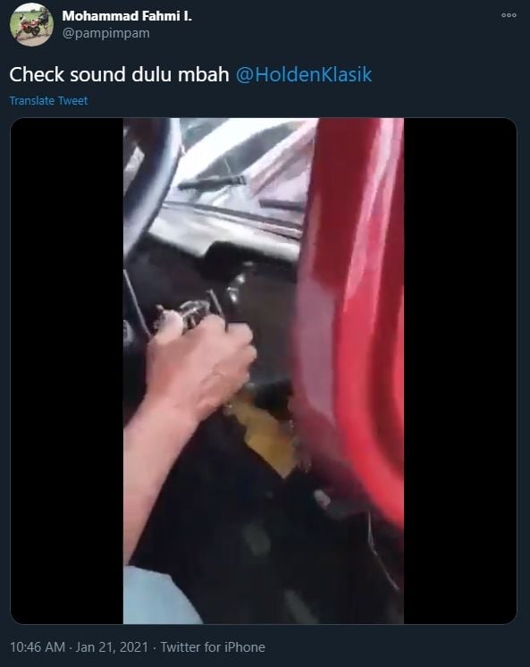 Klakson unik, penggunanya serasa bermain alat musik. (Twitter)