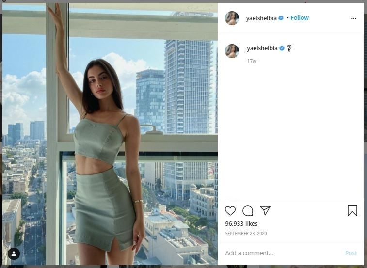 Yael Shelbia, Wanita Tercantik di Dunia versi TC Candler (instagram.com/yaelshelbia)