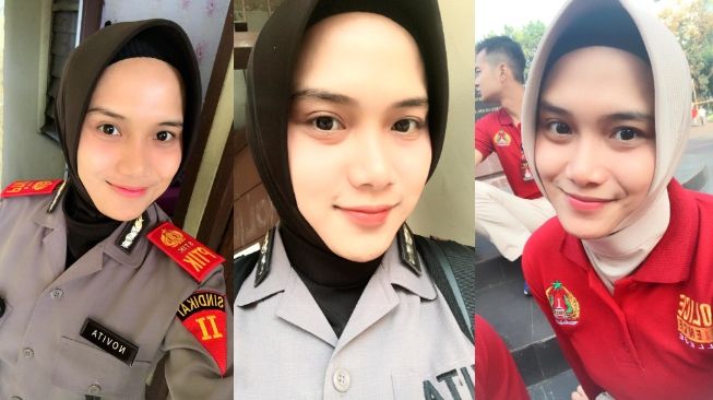 Profil Iptu Novita Rindi, polwan berhijab yang jadi sorotan publik (dok. pribadi)