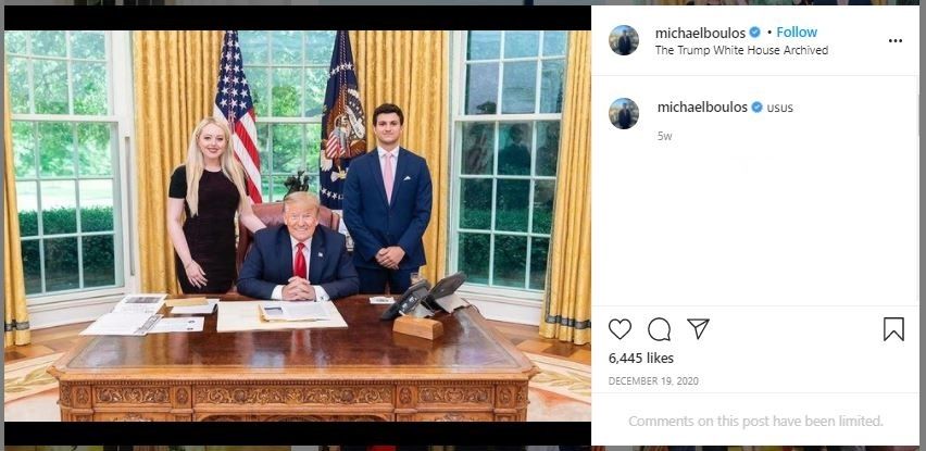 Tiffany Trump Bertunangan dengan Michael Boulos (instagram.com/michaelboulos)