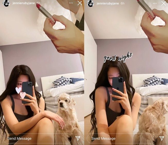 Jennie BLACKPINK ketahuan pakai kasur seharga Rp1 miliar. (Instagram/@jennierubyjane)