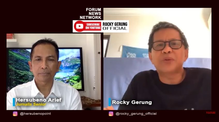 Rocky Gerung soal Prof Yusuf yang dituding hina Natalius Pigai dan Ajukan CV Jadi Menteri Presiden Jokowi (YouTube/RockyGerungOfficial).
