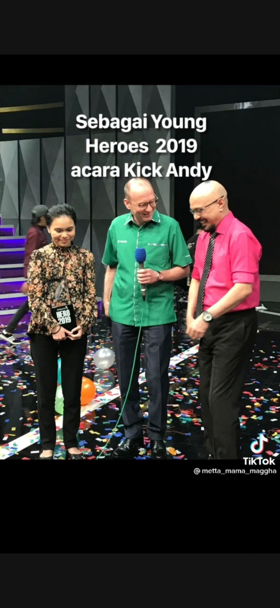 Maggha Karaneya masuk dalam nominasi Kick Andy Heroes 2019. (TikTok)