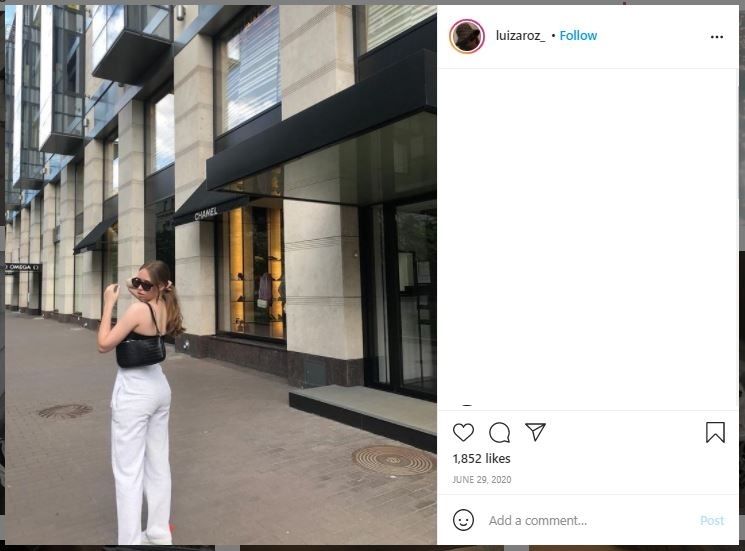 Elizaveta, Remaja yang Disebut Anak Rahasia Vladimir Putin (instagram.com/luizaroz_)