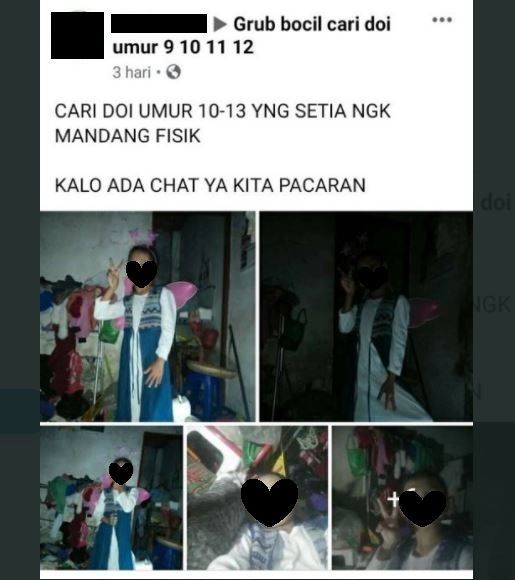 Viral Anak SD Cari Pacar, Nama Grup Facebook Bikin Miris (twitter.com/txtdarigajelas)
