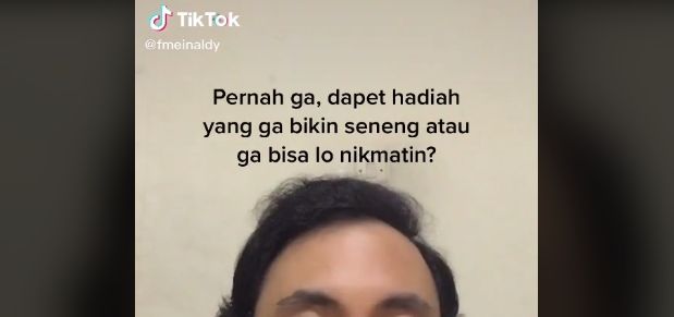 Curhatan pria dapat hadiah Rp100 juta [TikTok/fmeinaldy]