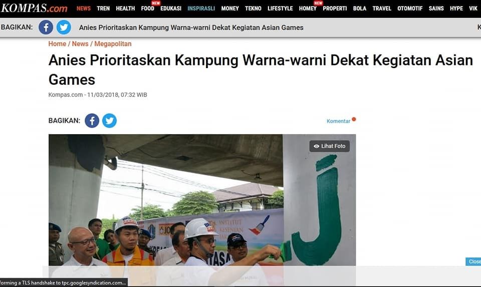 Fakta Anies cat rumah warga untuk antisipasi banjir (Turnbackhoax.id)