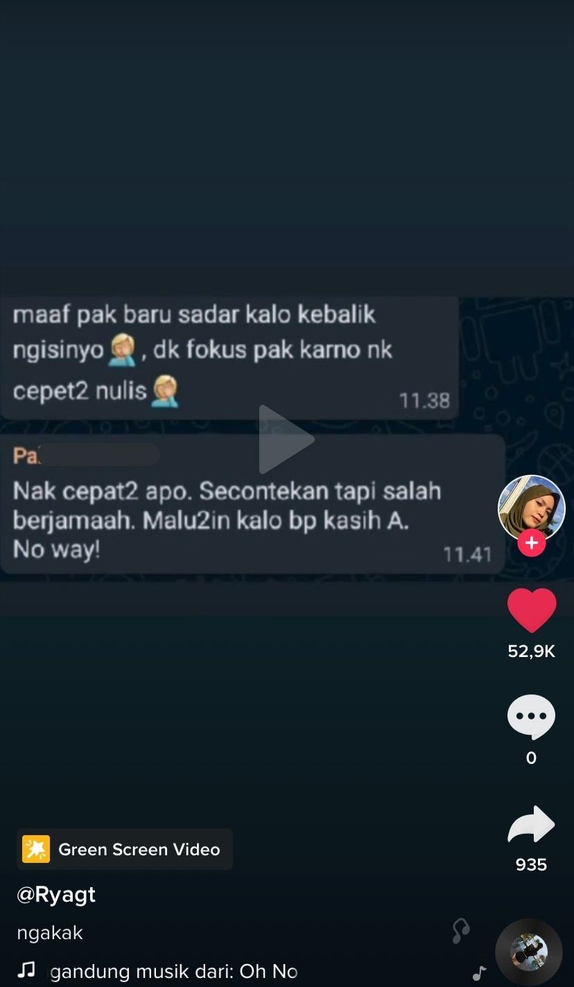 Nyontek Asal Nyalin, Mahasiswa Ini Kena Amuk Dosen. (Dok: Twitter/AreaJulid)