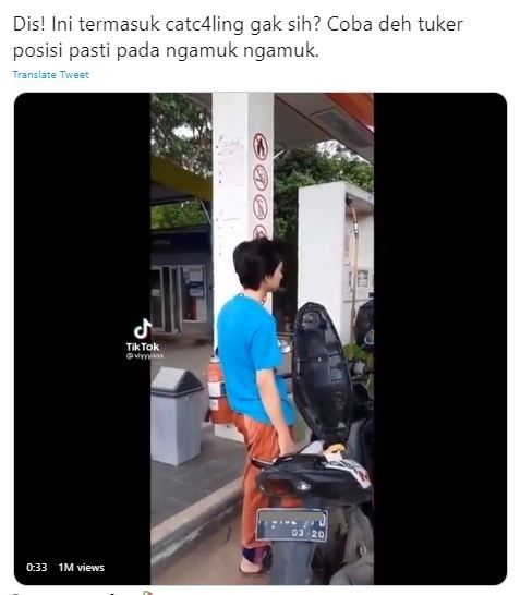 Viral Video Cewek Lakukan Catcalling (twitter.com/AREAJULID)