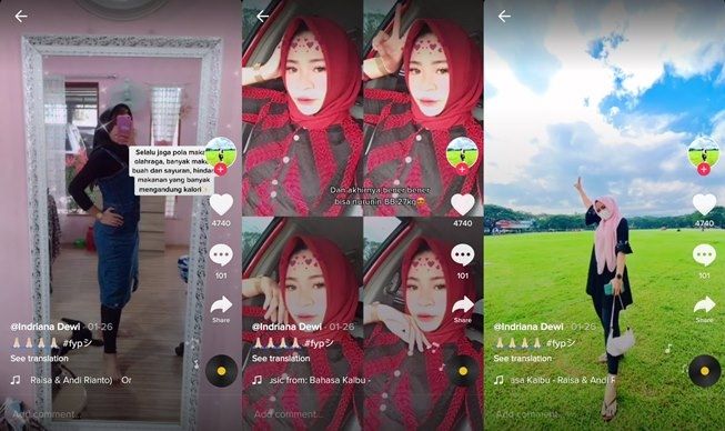 Dulu Diselingkuhi karena Gendut, Perjuangan Wanita Ini Jadi Langsing Viral. (TikTok/@indriana95)