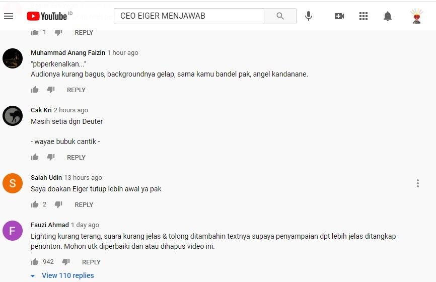 Jlep Ceo Eiger Diprotes Balik Video Minta Maaf Tak Layak Disuruh Dihapus Suara Bogor