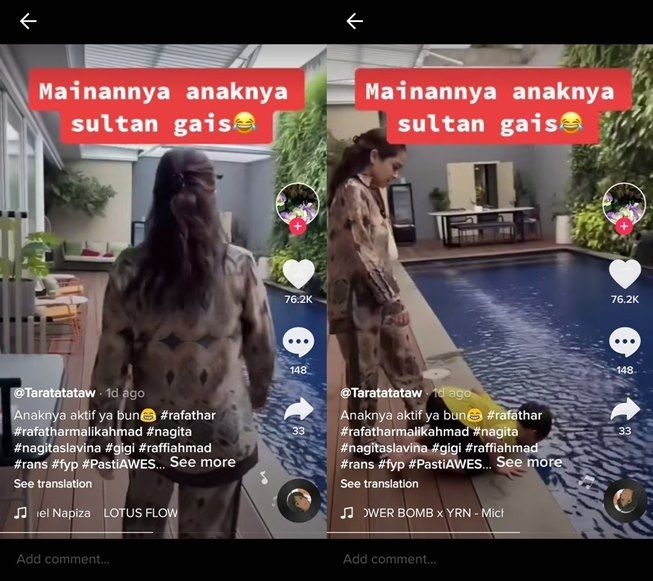 Semakin Rapi, Tatanan Rumah Nagita Slavina dan Raffi Ahmad Banjir Pujian. (TikTok/@taratatatataw)