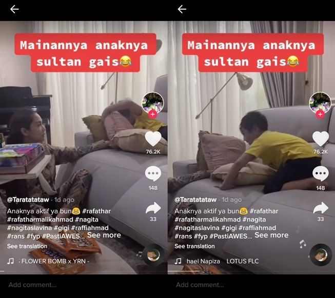 Semakin Rapi, Tatanan Rumah Nagita Slavina dan Raffi Ahmad Banjir Pujian. (TikTok/@taratatatataw)