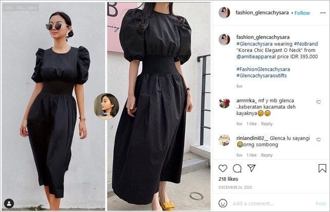 Intip Harga Baju Glenca Chysara yang Dicap Tiru Seo Ye Ji, Ternyata Murah. (Instagram/@fashion_glencachysara)