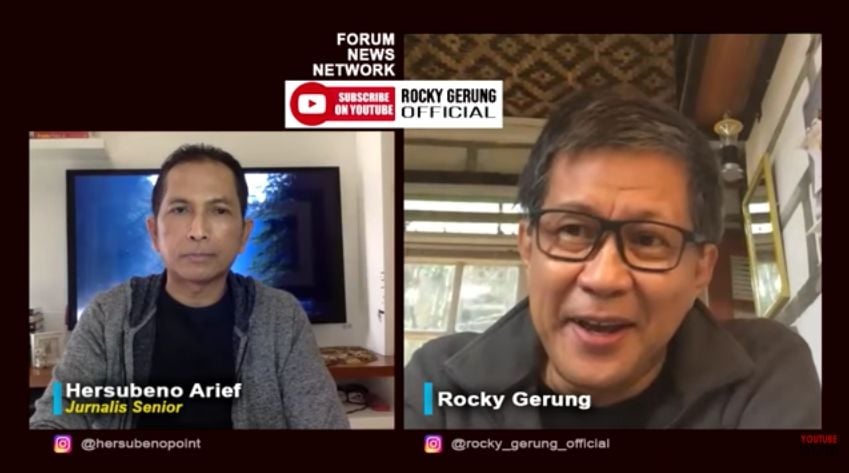 Rocky Gerung soal Komnas HAM (YouTube/RockyGerungOfficial).