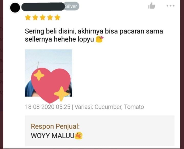 Viral Kisah Cinta Berawal dari Langganan Olshop (twitter.com/txtdarionlshop)